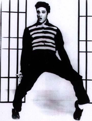 エルヴィス・プレスリ－主演「監獄ロック」のスチール写真